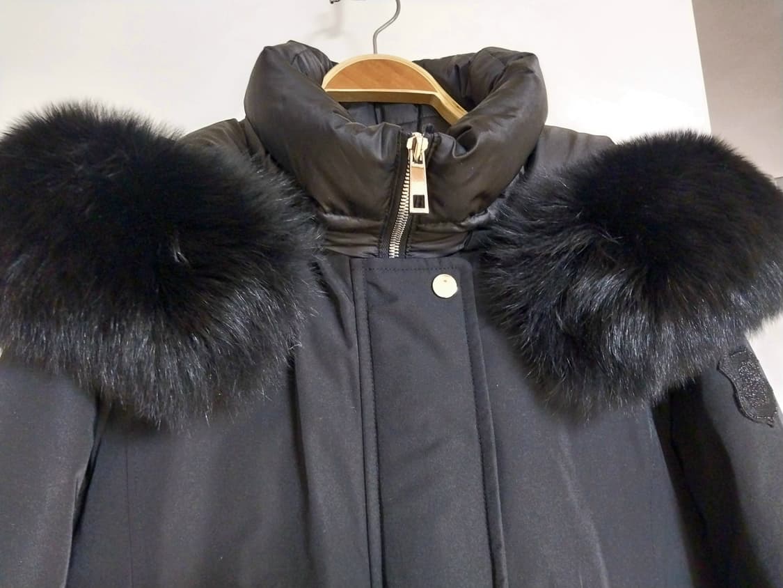 칼라거펠트 구스다운 폭스퍼 패딩 상품이미지2