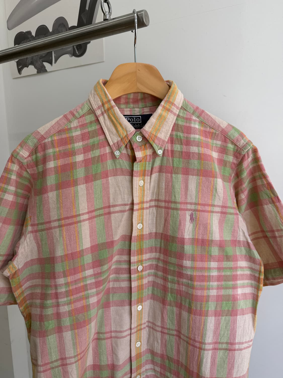 POLO RALPH LAUREN 반팔 체크 셔츠  상품이미지2