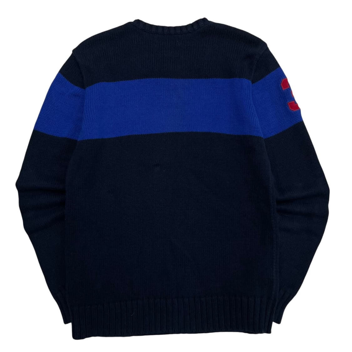 폴로 랄프로렌 빅포니 블루배색 네이비 니트 XL 상품이미지3