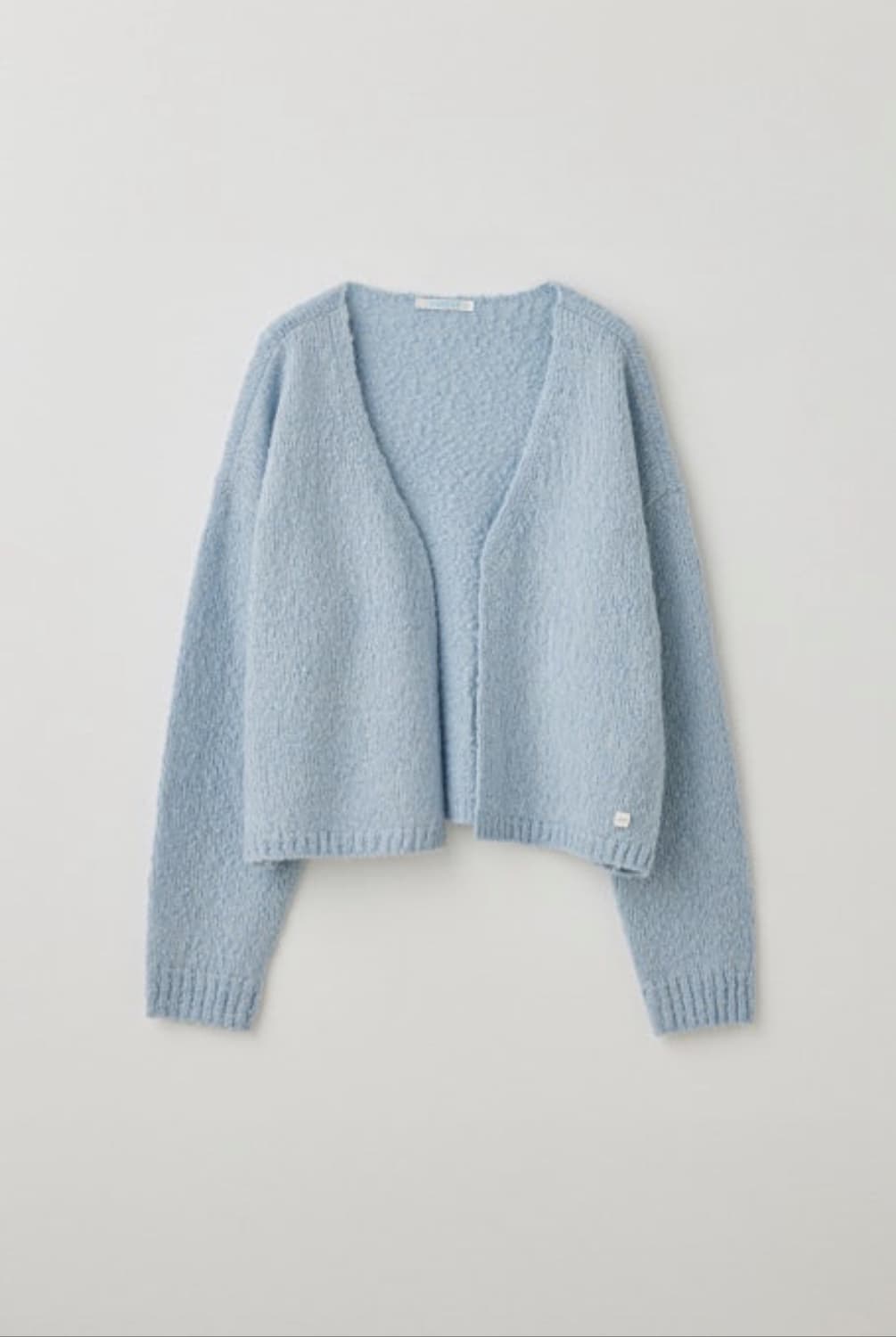 타낫 플러피 숏 가디건 스카이블루 상품이미지3