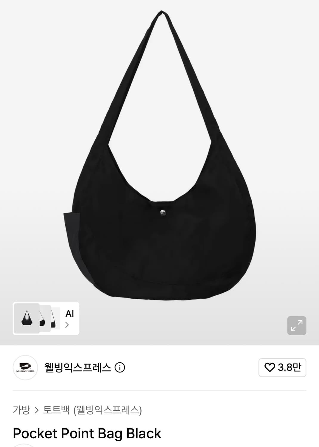 웰빙익스프레스 가방 상품이미지3