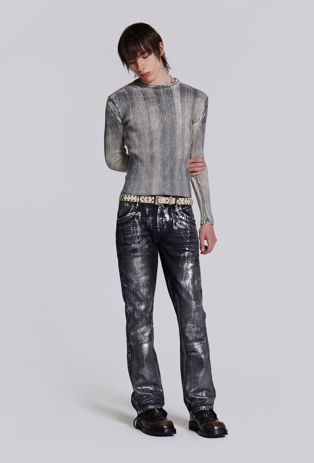 제이디드런던 gun metal reed jeans 상품이미지2