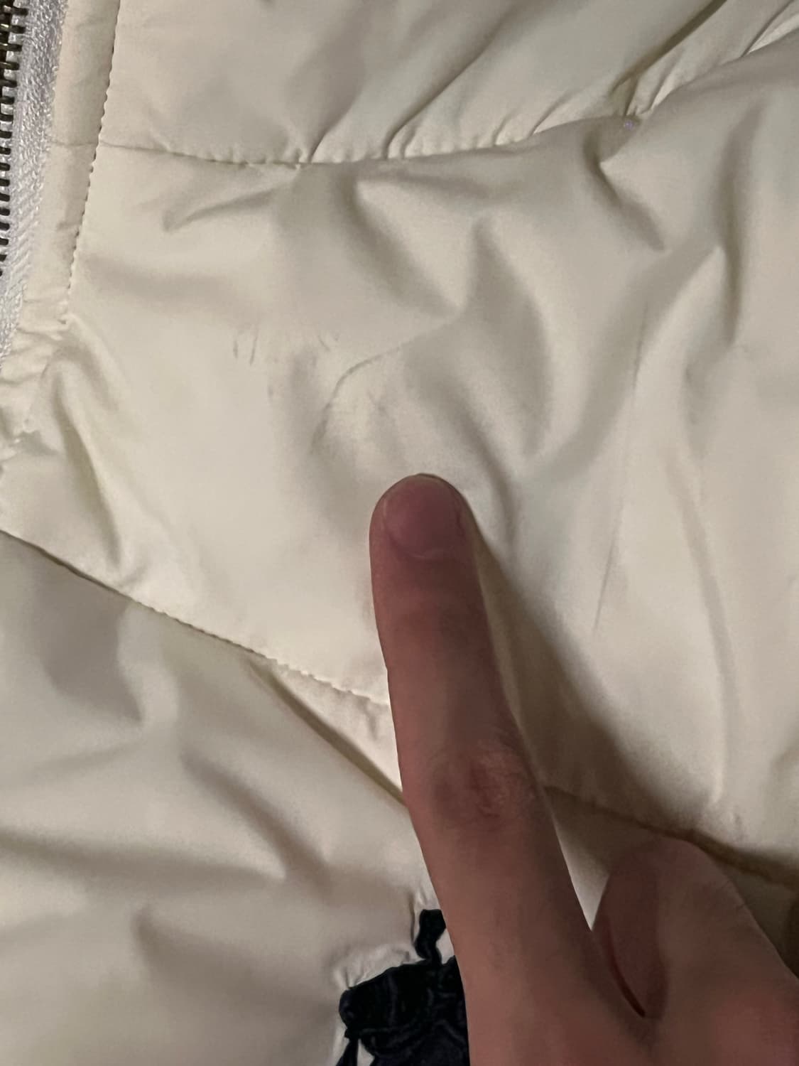 폴로 성조기 아이보리 패딩 L 상품이미지5