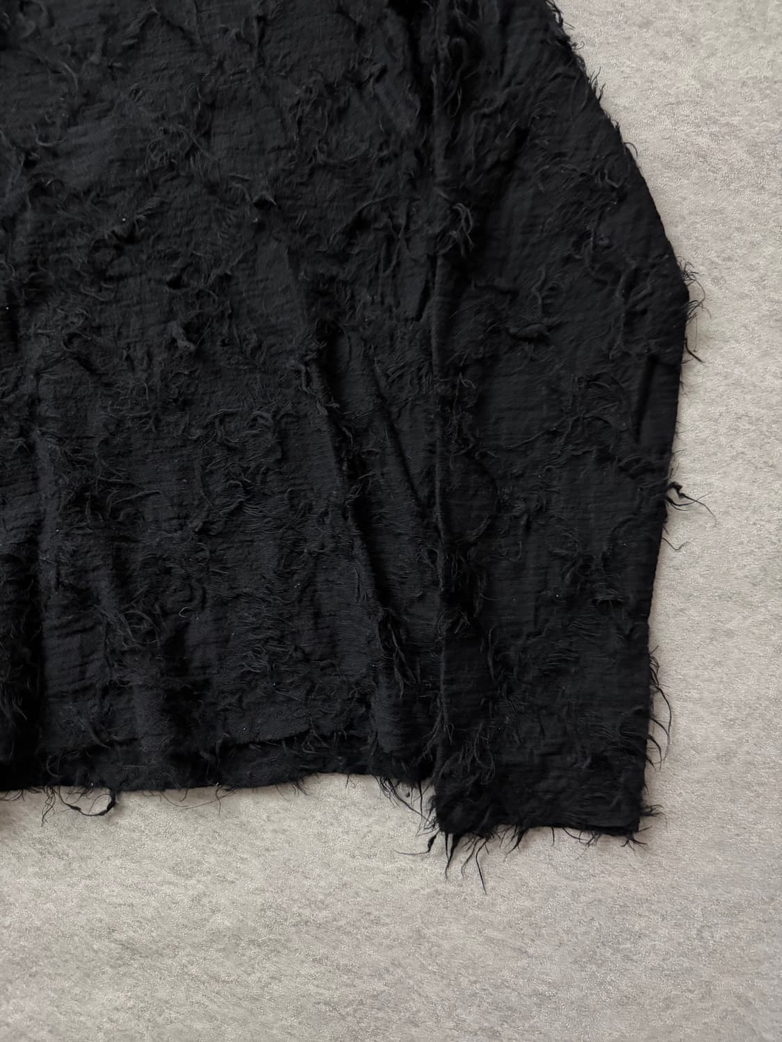 꼼데가르송 트리콧 텍스처 니트 상품이미지5