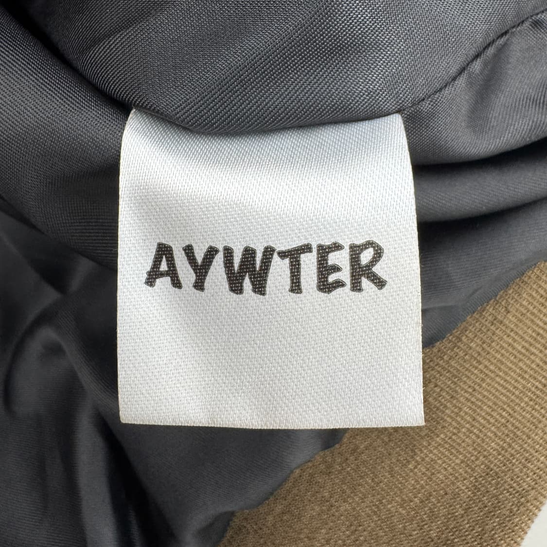 *새상품* 스웨이드 브라운 배색 레이싱 자켓 상품이미지6