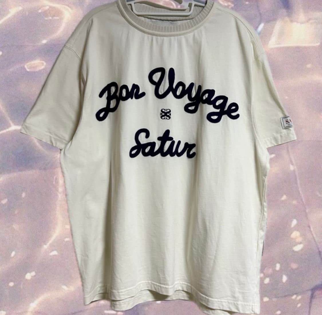 세터 로고 자수 보야지 반팔 티셔츠 리조트 아이보리 S  상품이미지7