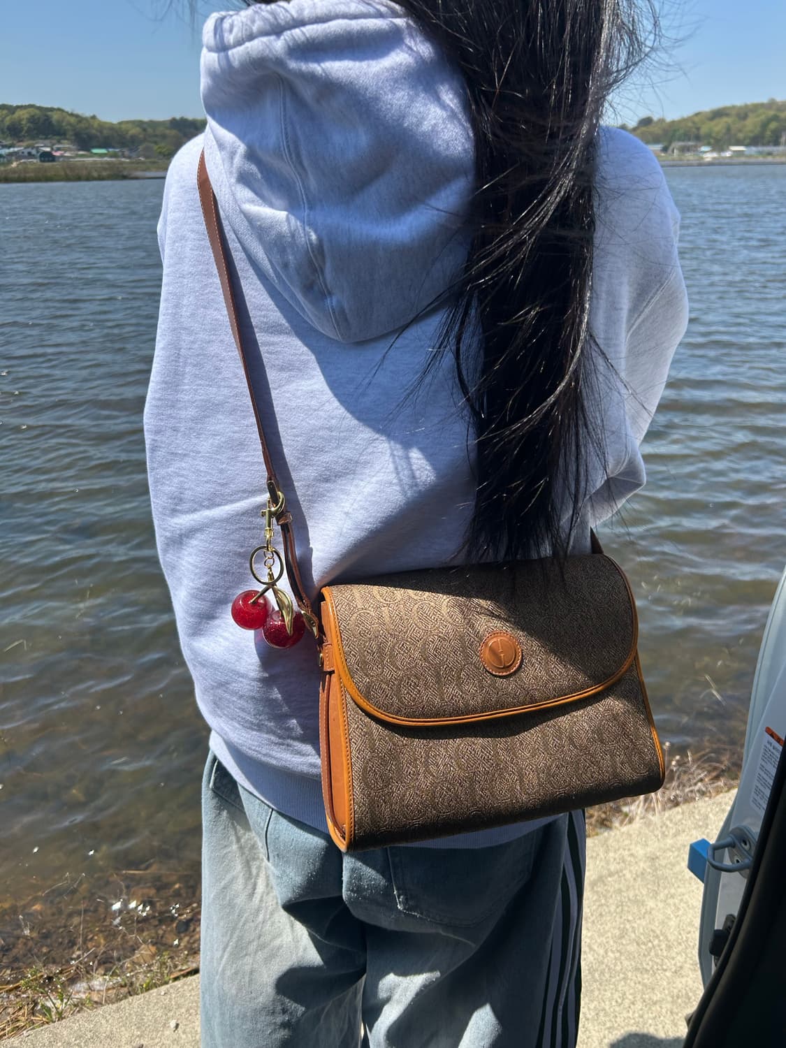 느좋😻))구찌 정품 빈티지 패턴 크로스백  상품이미지1