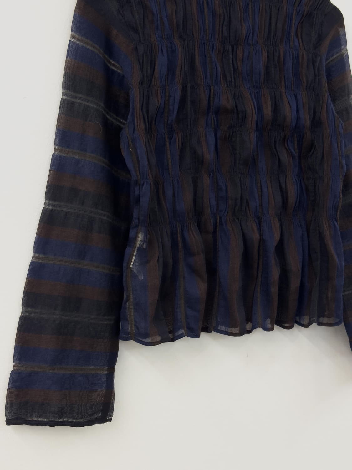 히로코 코시노 셔링 블라우스 상품이미지3