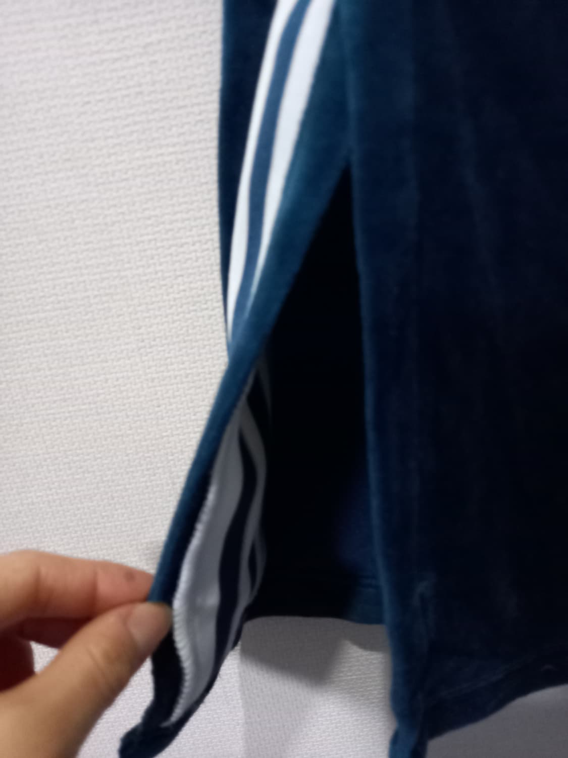 아디다스 벨벳 청록 트레이닝바지 26~28인치 상품이미지4