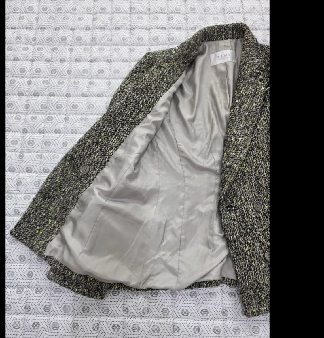 타임 TIME 트위드 더블 자켓 55 상품이미지1