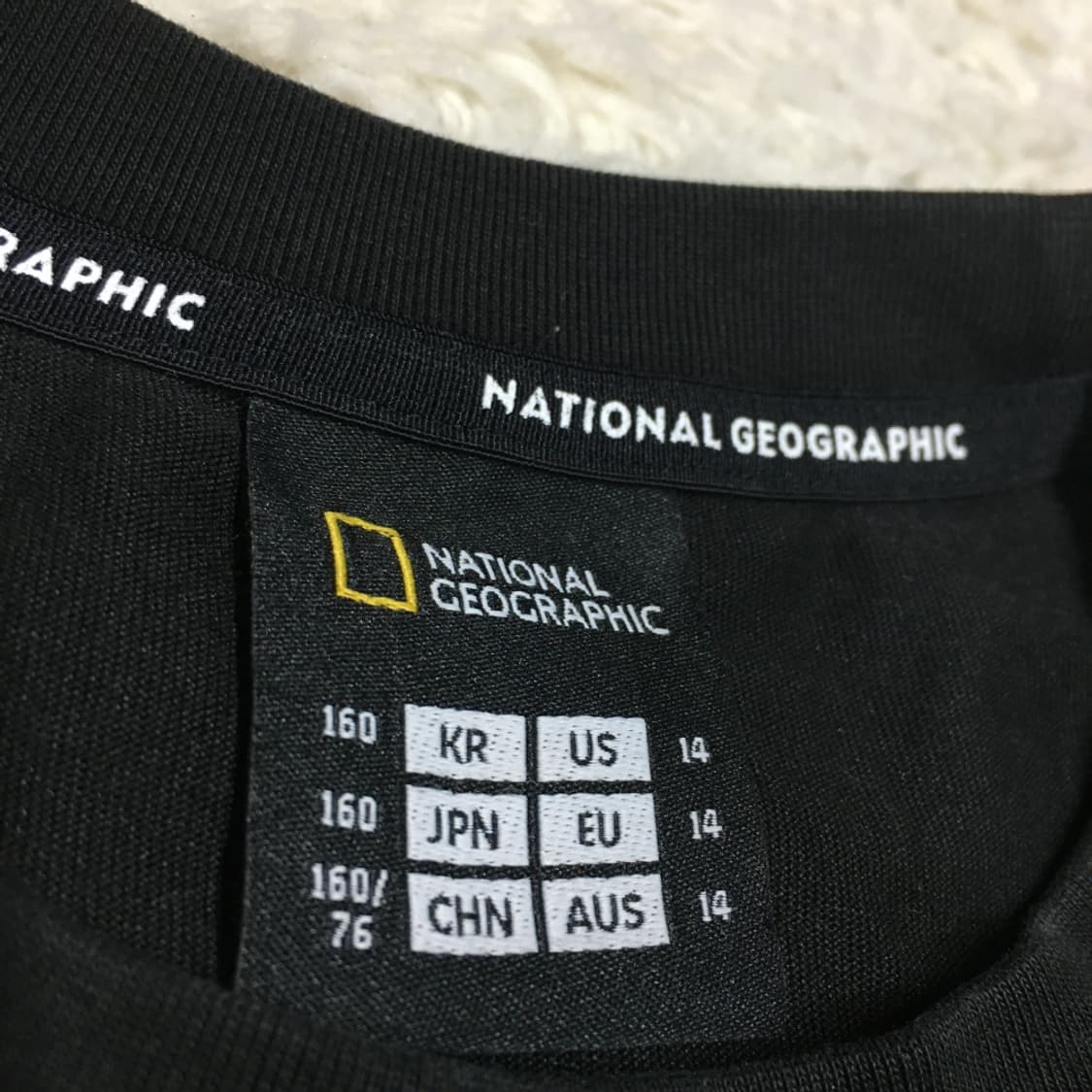 내셔널지오그래픽 여성 미들로고 반팔티 EE25 상품이미지2