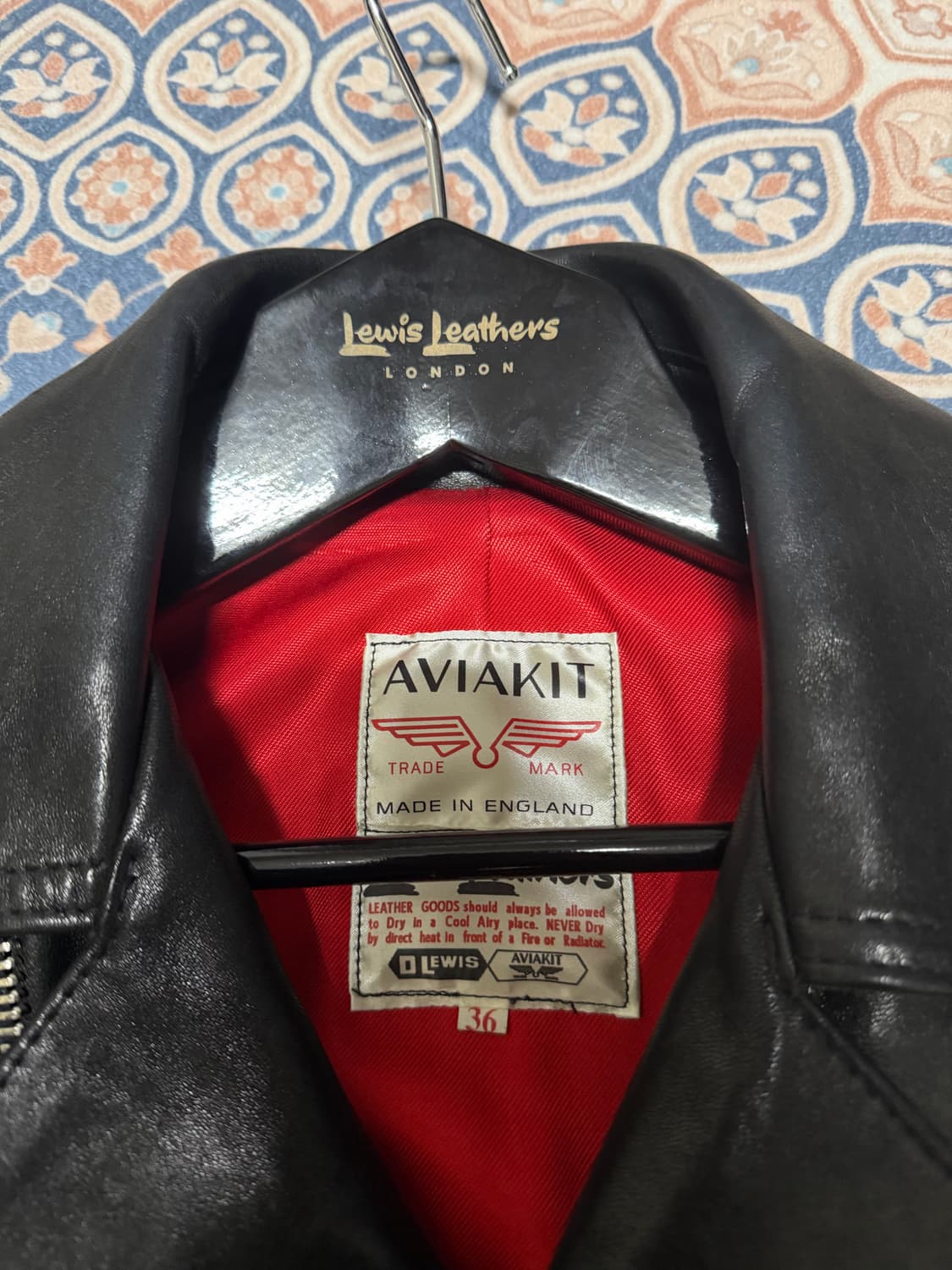 루이스레더 391 램스킨 라이더자켓 상품이미지2