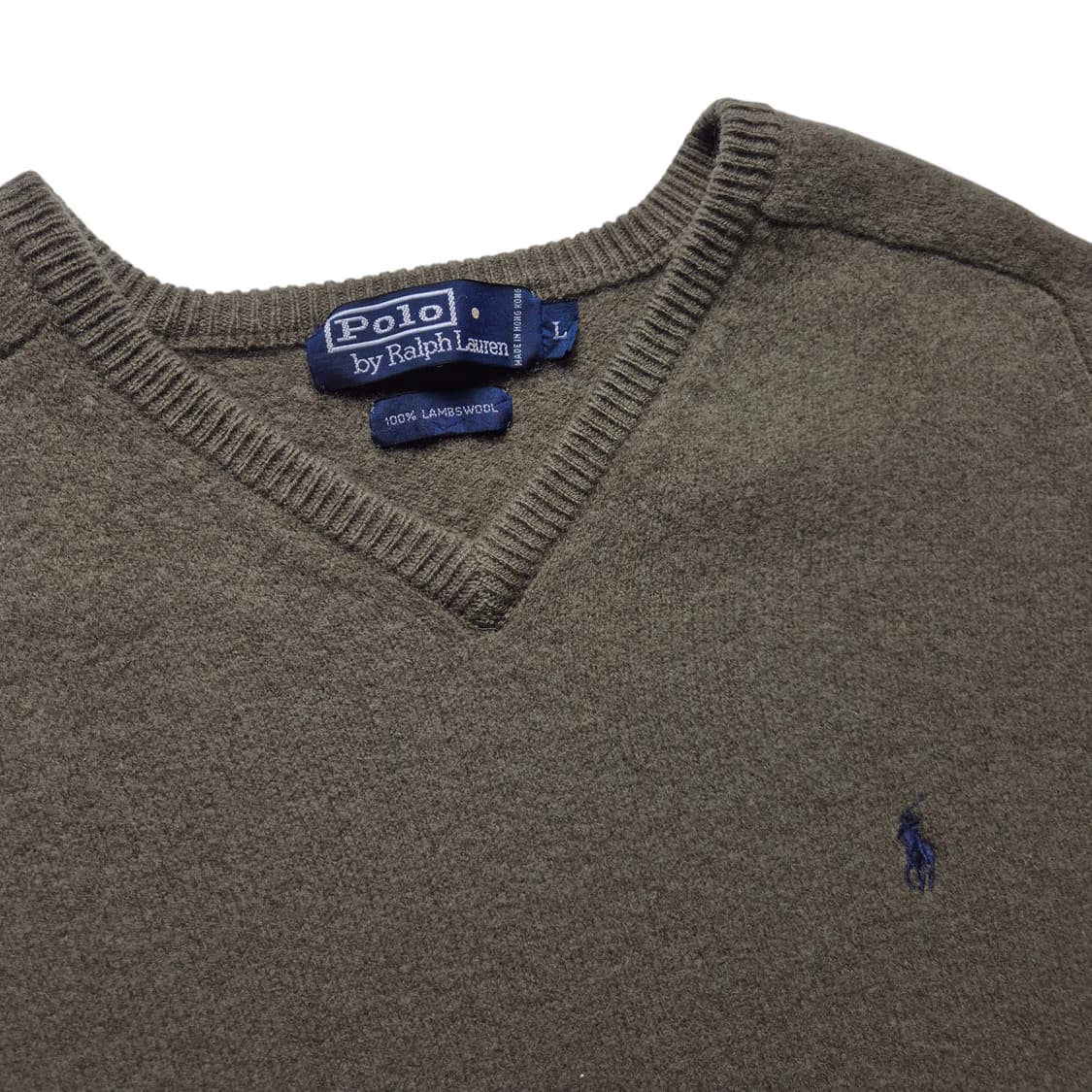 [L] 폴로 랄프로렌 v넥 램스울 니트 상품이미지7