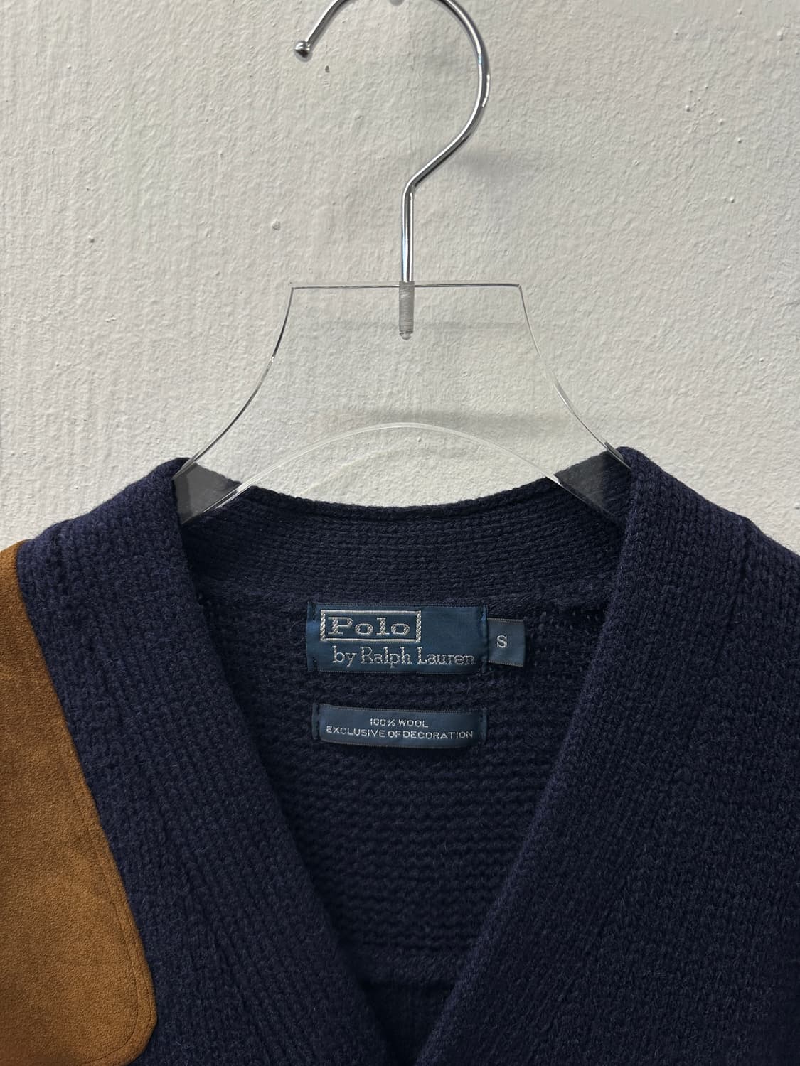 폴로 랄프로렌 울 패치 가디건 (네이비) 상품이미지5