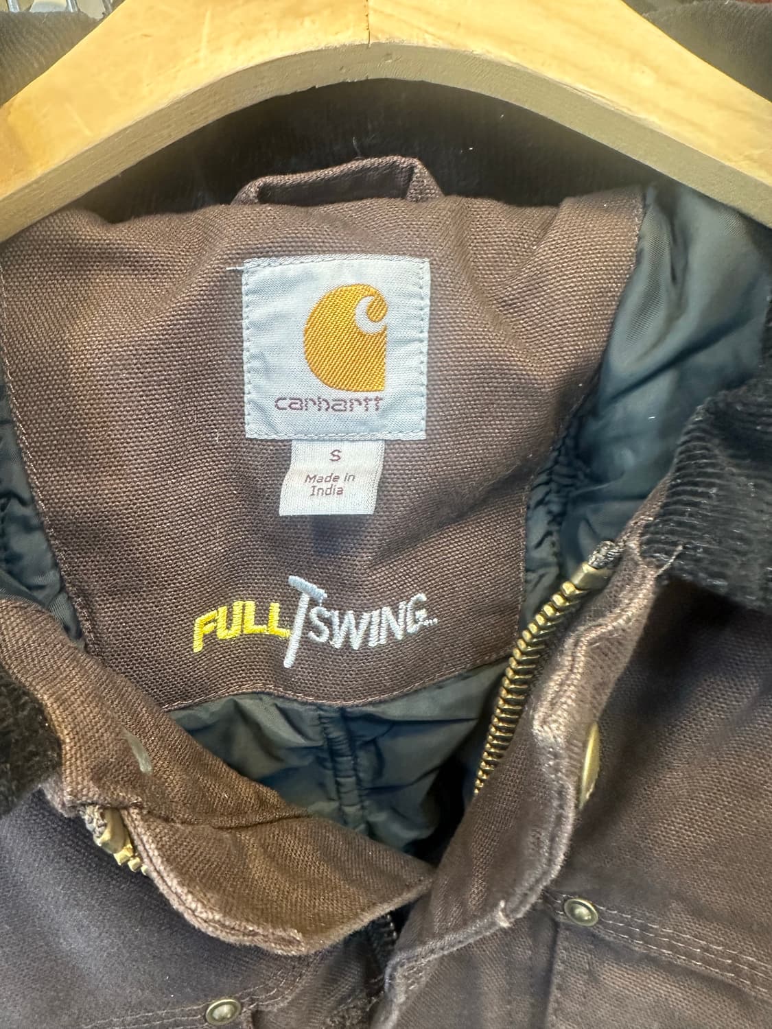 칼하트 브라운 풀스윙 신슐레이트 자켓 상품이미지2