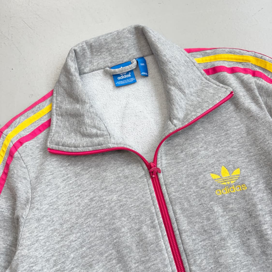 아디다스 빅로고 파이어버드 회핑 트랙탑 코튼 집업 져지 상품이미지4