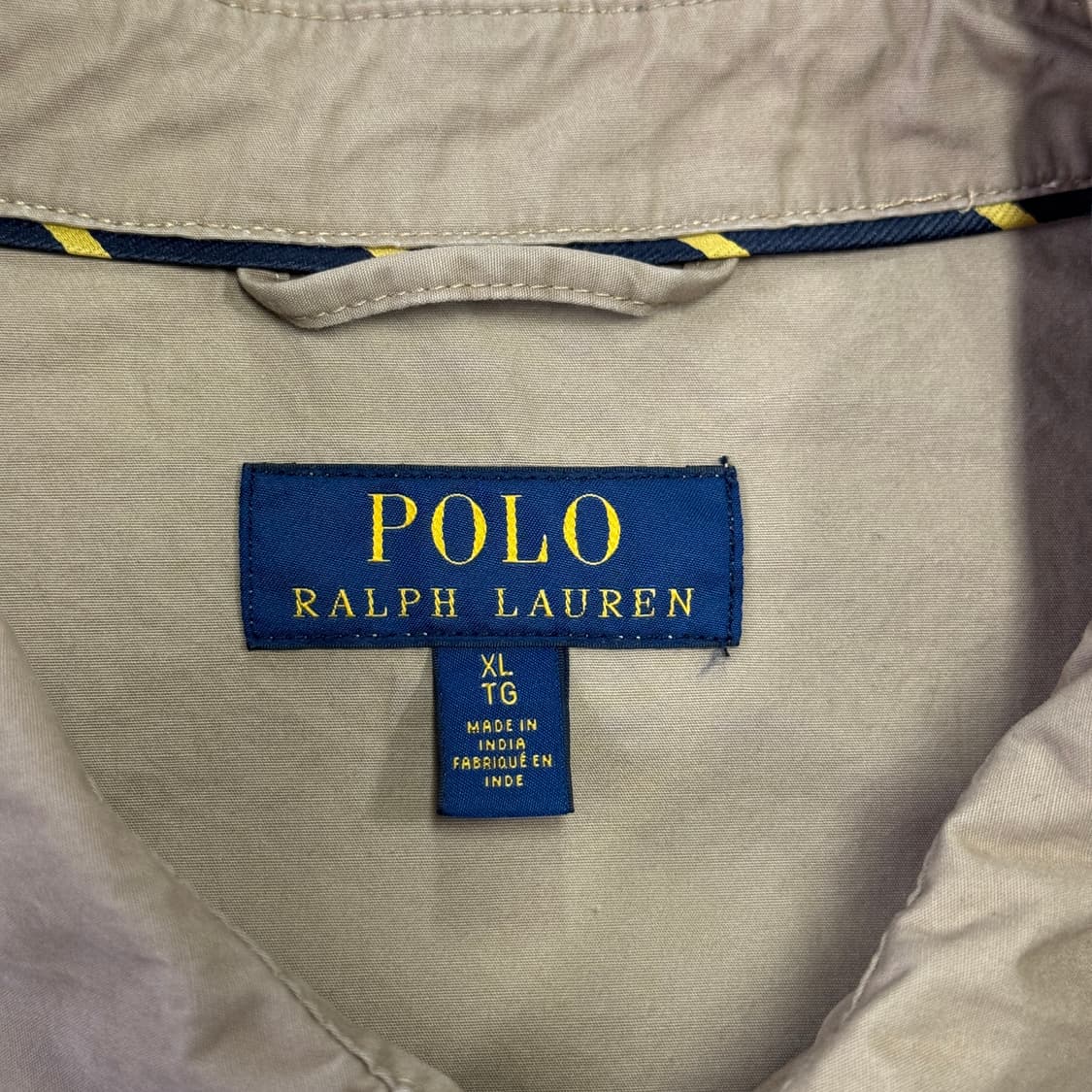 폴로랄프로렌 베이지 코튼 스윙 자켓 XL 상품이미지6