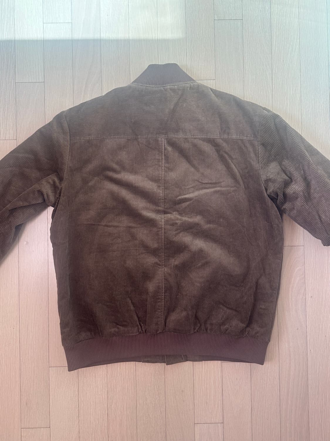 브라운 코듀로이 봄버 에비에이터 자켓(L) 상품이미지8