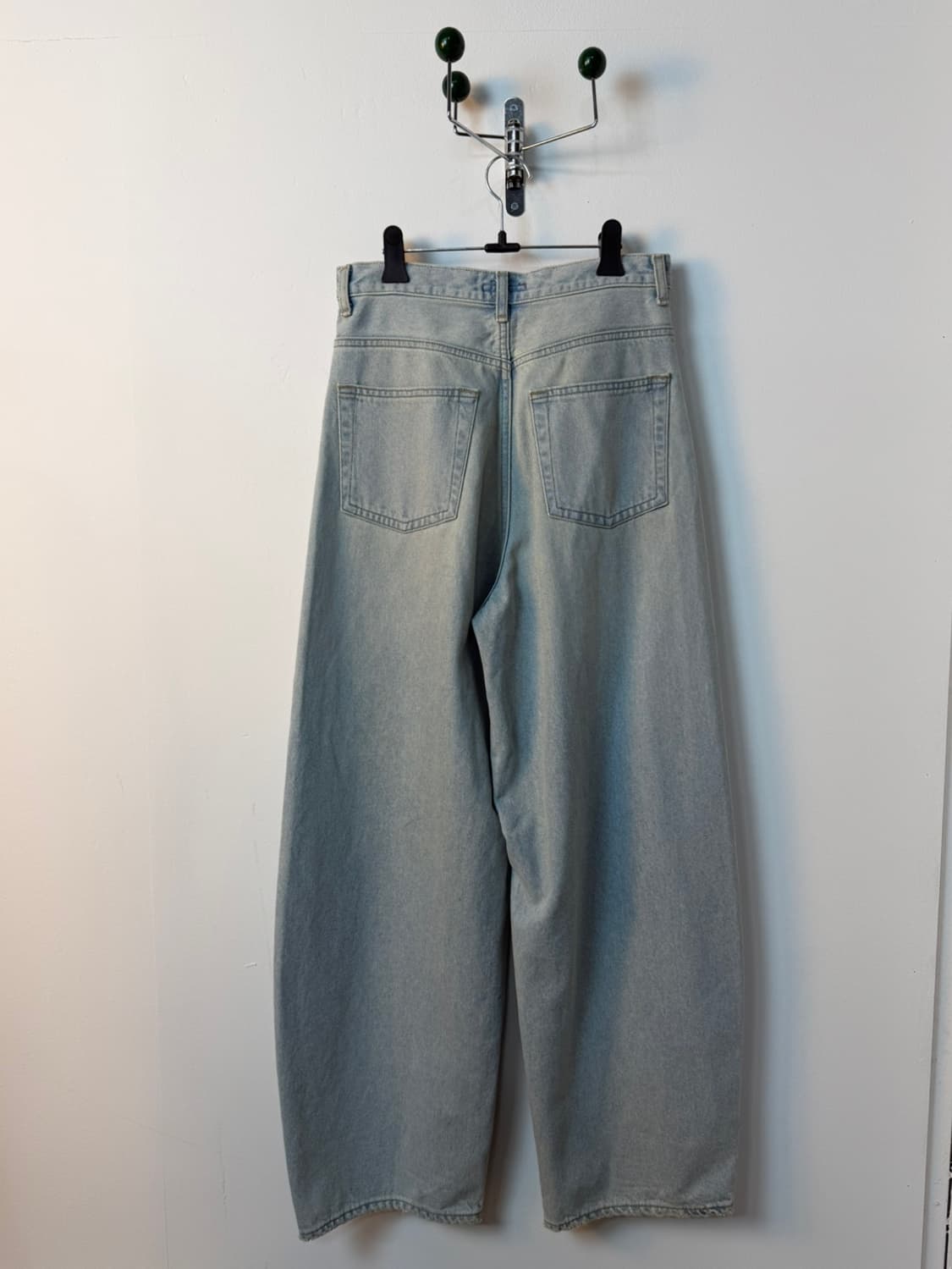 스튜디오스 세미 플레어 다이드 데님 팬츠 상품이미지4