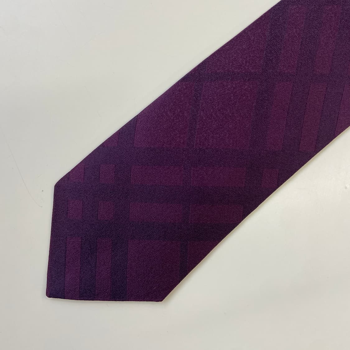 버버리 체크 신형라벨 명품 정품 넥타이 (Burberry)8.6cm 상품이미지5