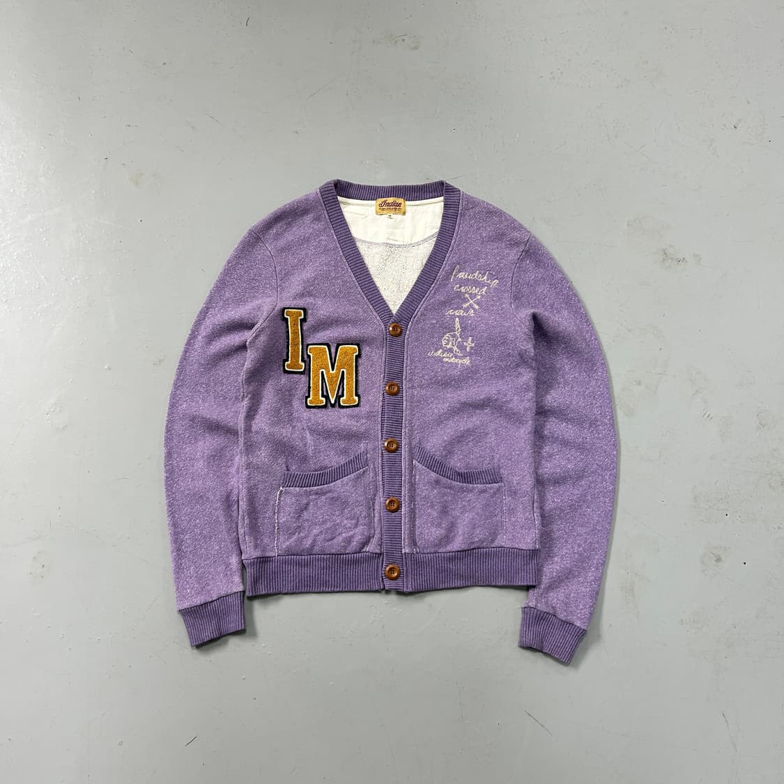 인디언 모터사이클 엠브로이드 가디건 상품이미지3