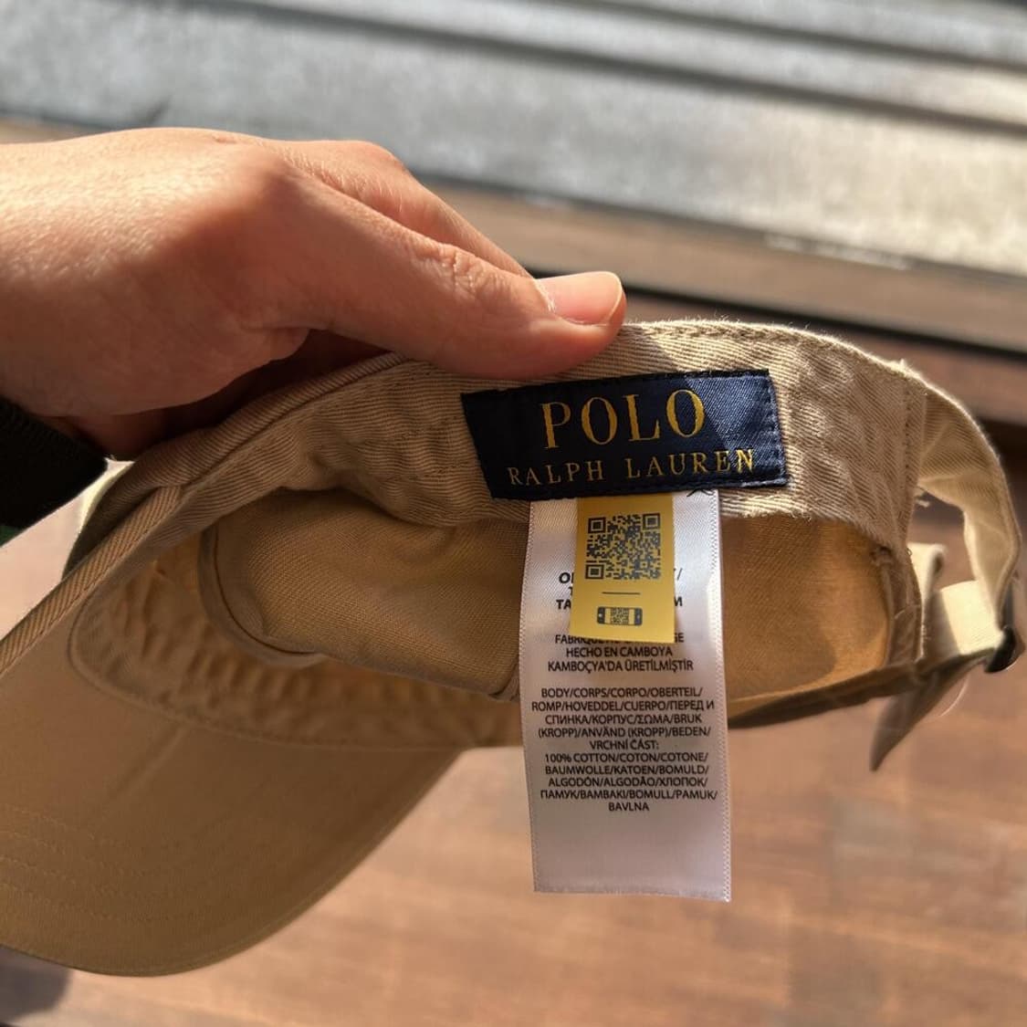 13200 - 폴로 랄프로렌 베이지 볼캡 상품이미지3
