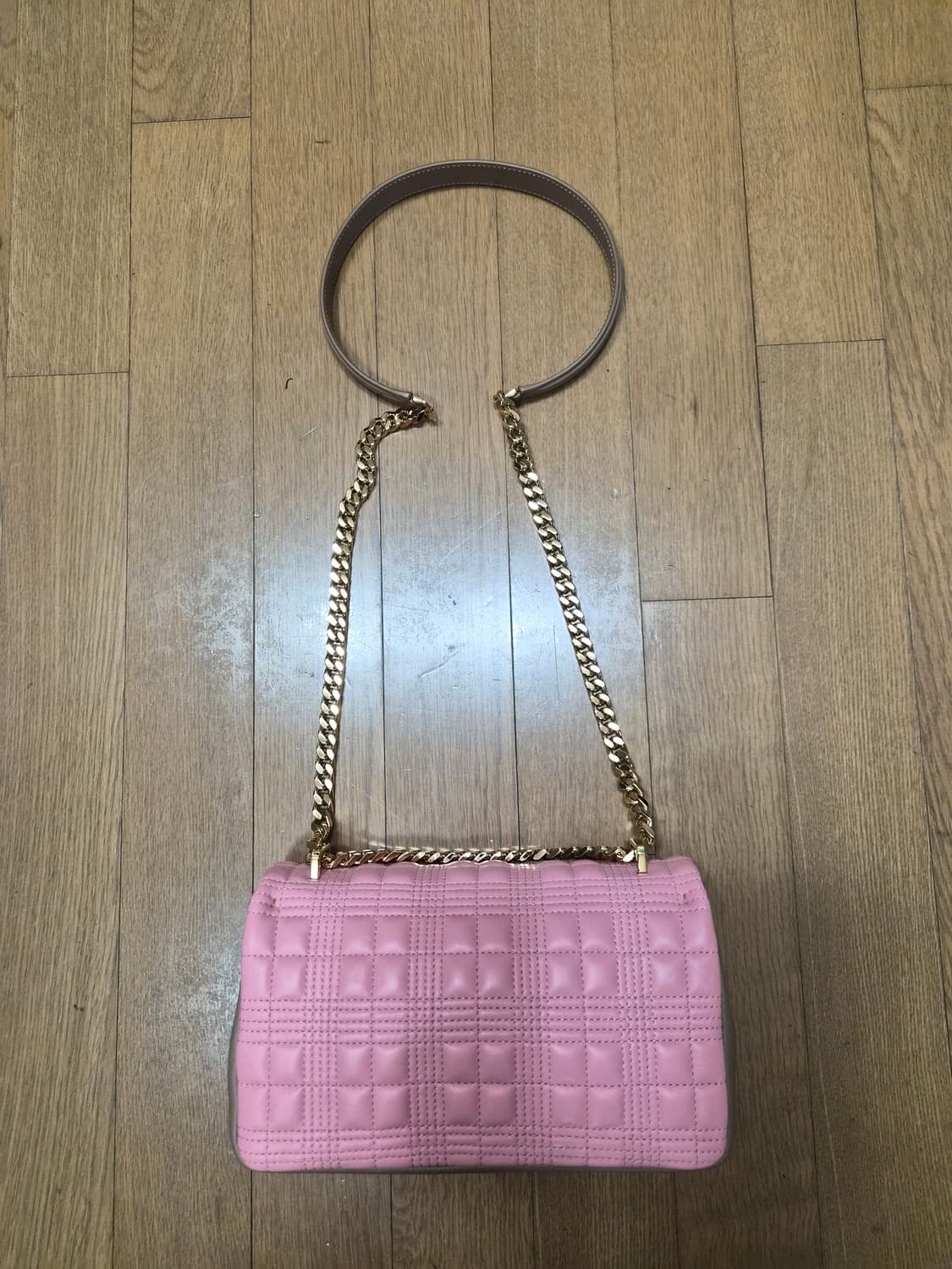 (정품) 버버리 롤라백 핑크 스몰 (명품 여자 가방 크로스백 숄더백) 상품이미지6