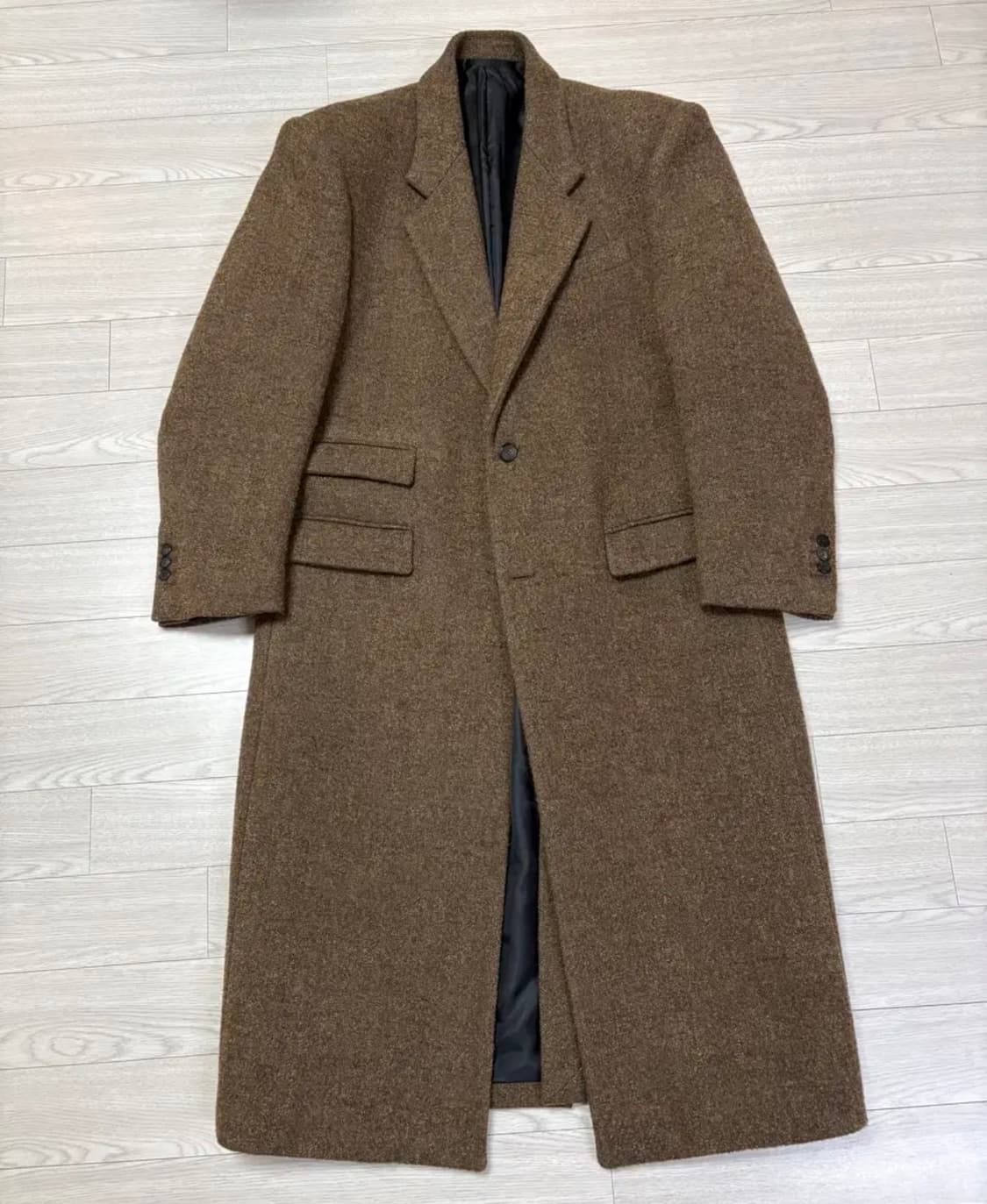 렉토 베를린 브라운 싱글 코트 s사이즈 팝니다 상품이미지2