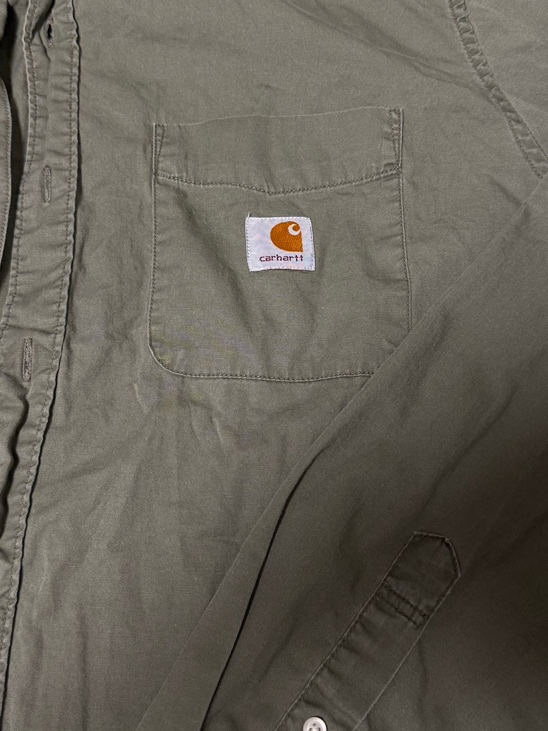 칼하트 카키 셔츠 L 상품이미지2