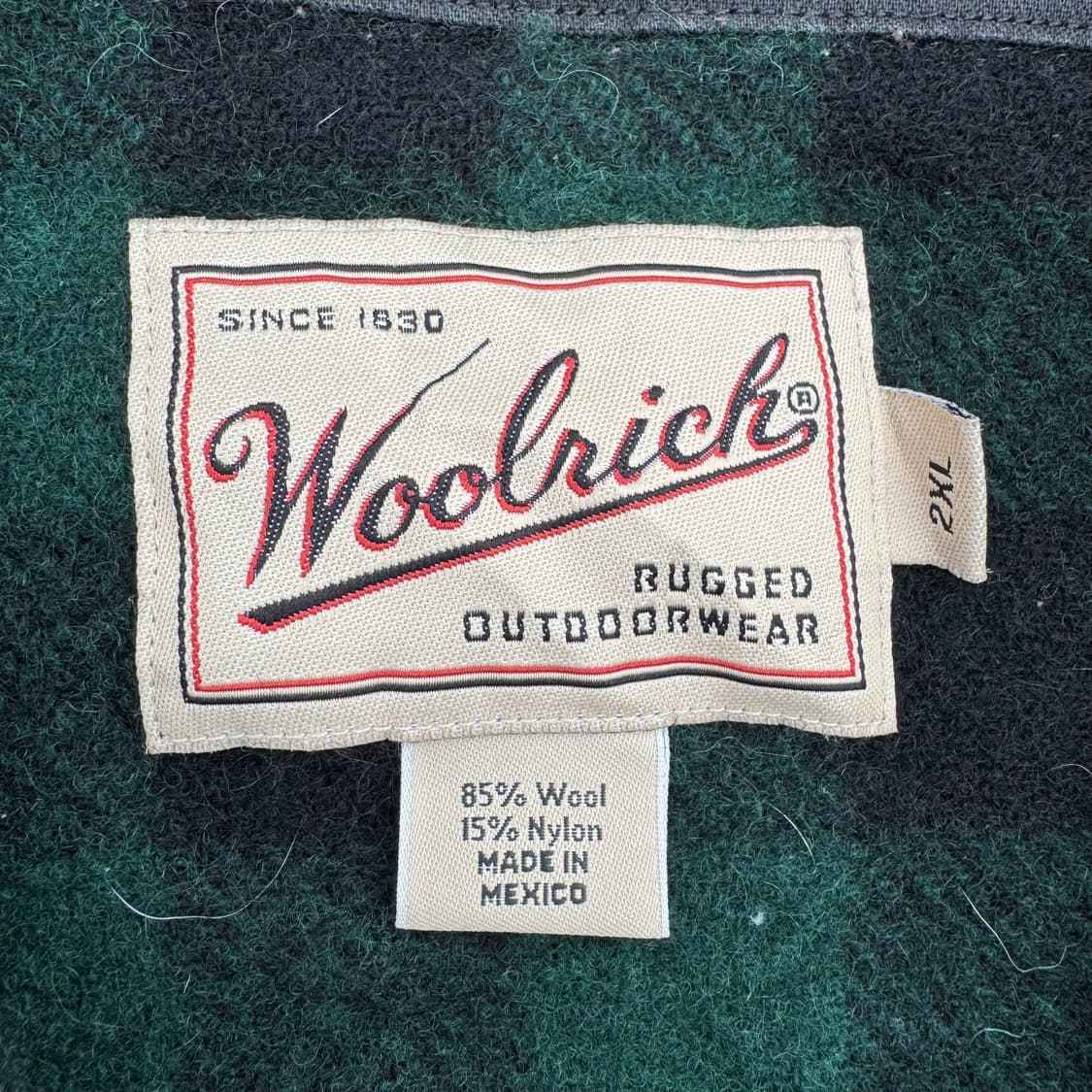 [M~L] Woolrich 울리치 체크 울 셔츠 상품이미지6