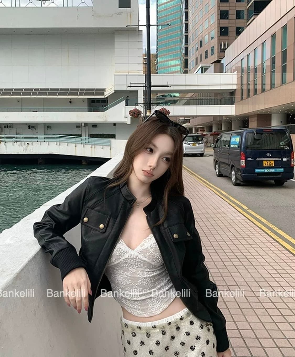 Bankelili 오브 슬림 레이스 슬리브리스 나시탑 상품이미지7