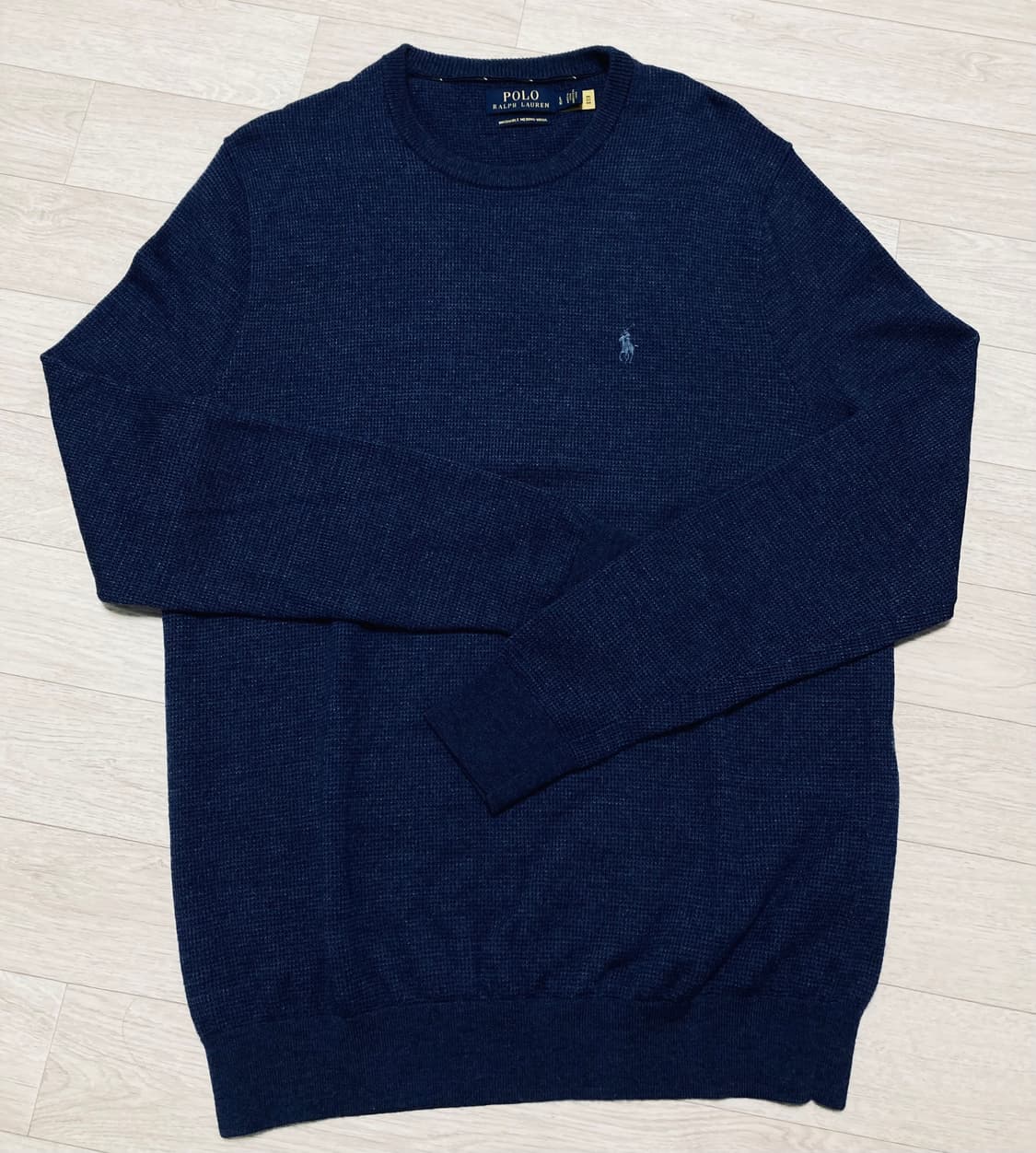폴로 울 크루넥 니트 L(100)판매 상품이미지3