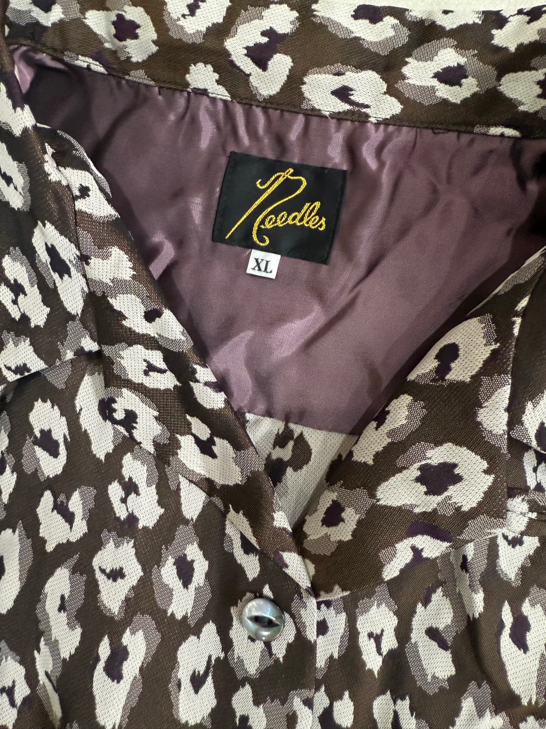 (XL) 니들스 레오파드 셔츠 Needles 상품이미지3