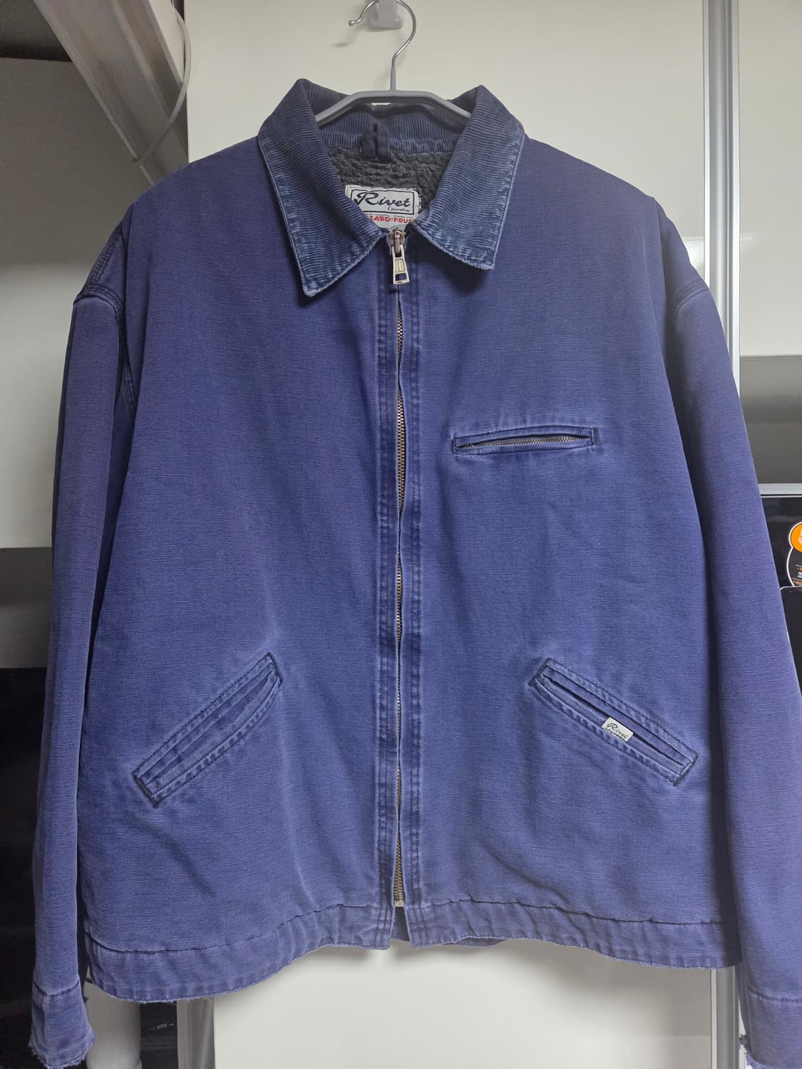 Rivet 블루종 워크 자켓 블루 (프렌치워크자켓 색감) 상품이미지1