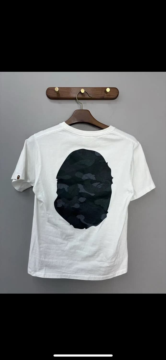 베이프 카모 빅사루 화이트반팔 H1908 상품이미지4