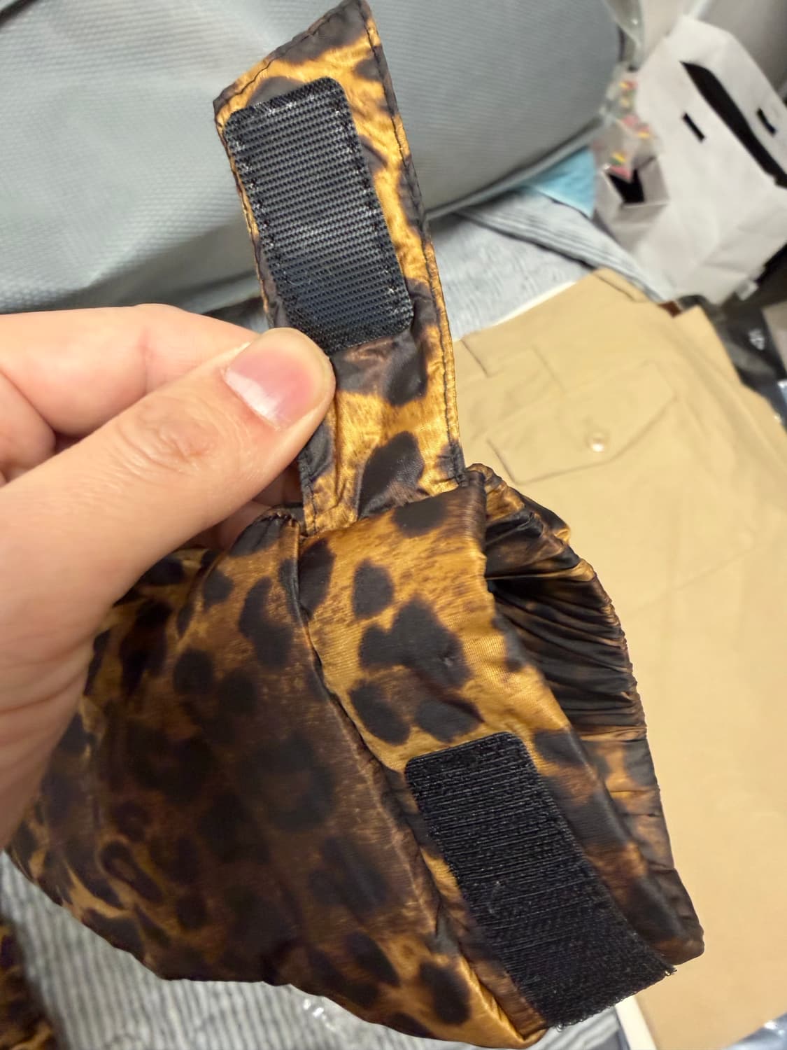 (1) 언더마이카 레오파드 경량 패딩 상품이미지5