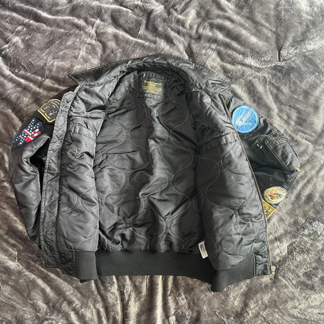 데우스 엑스 마키나 플라이트 오버다이 자켓 블랙 L 상품이미지3