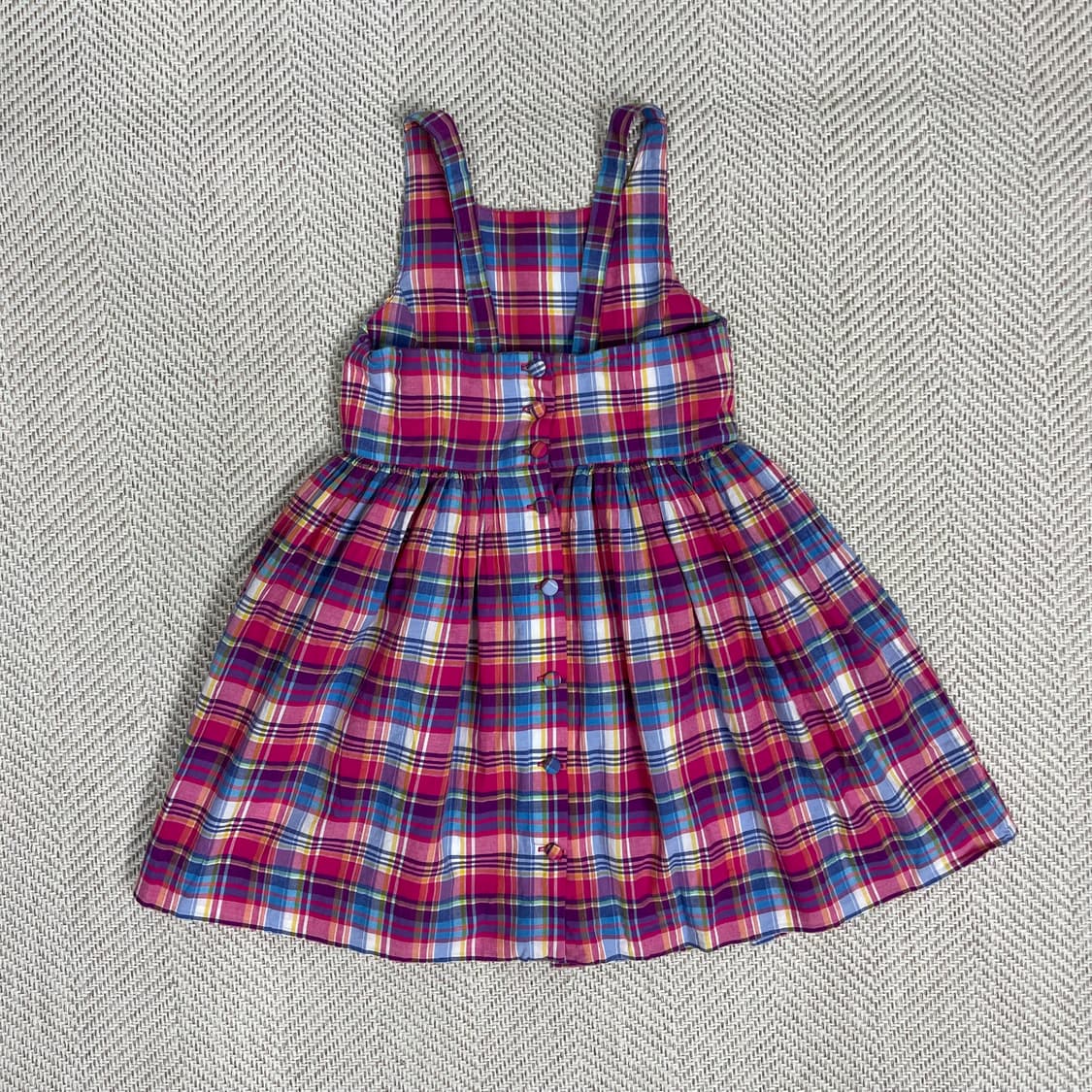 폴로 랄프로렌 여아 체크 원피스 5사이즈 상품이미지1