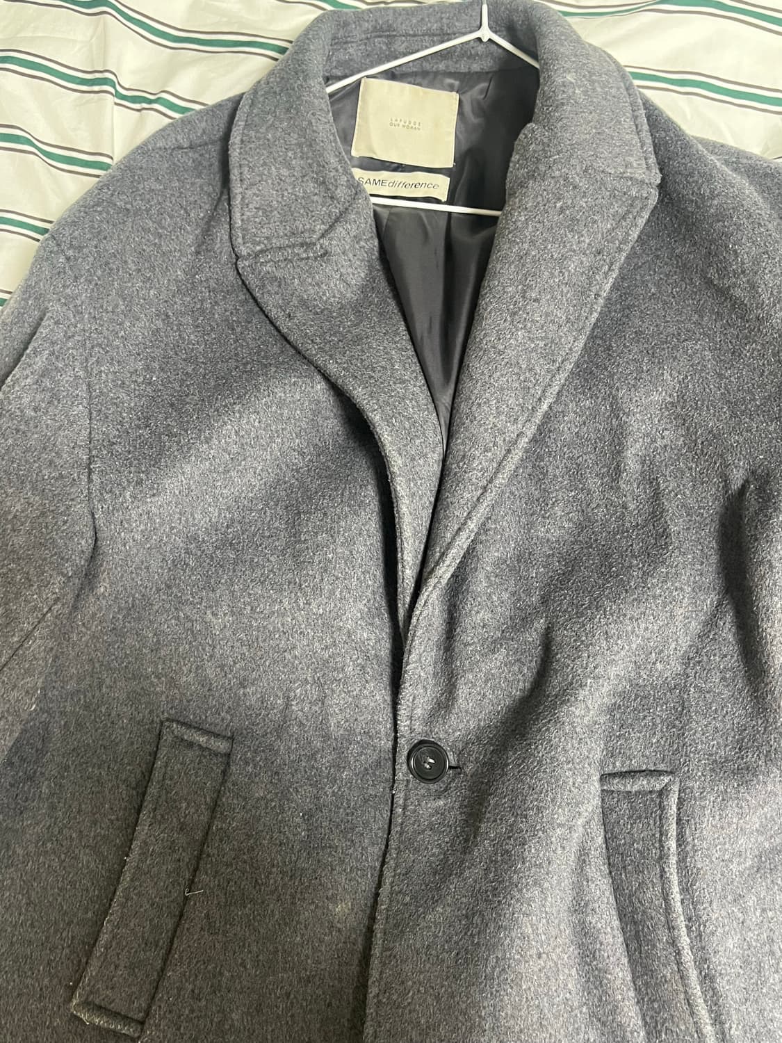 라퍼지 포 우먼 싱글 미들 코트 그레이 상품이미지3