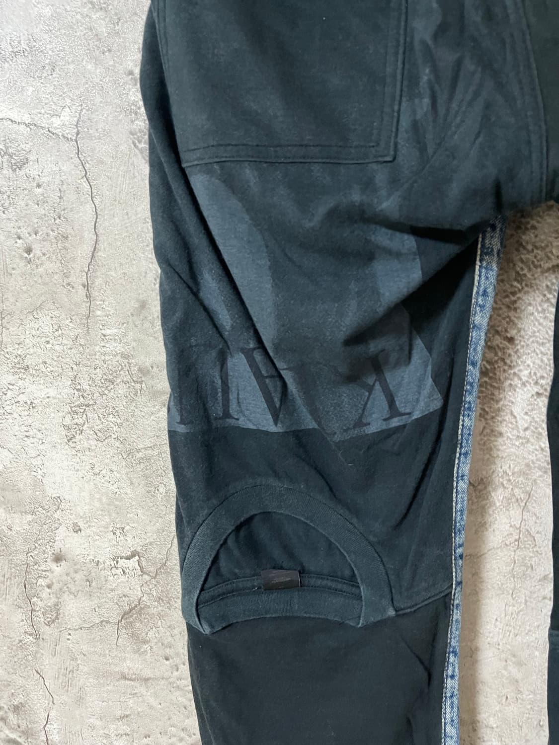 언더커버 06SS T기 klaus 칼루스 하이브리드 데님 상품이미지3