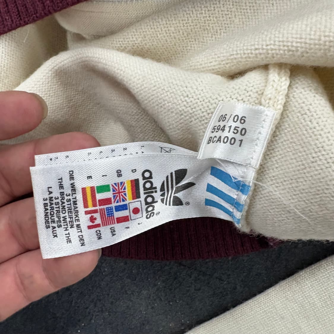 (95)아디다스컬러블록니트집업 상품이미지6