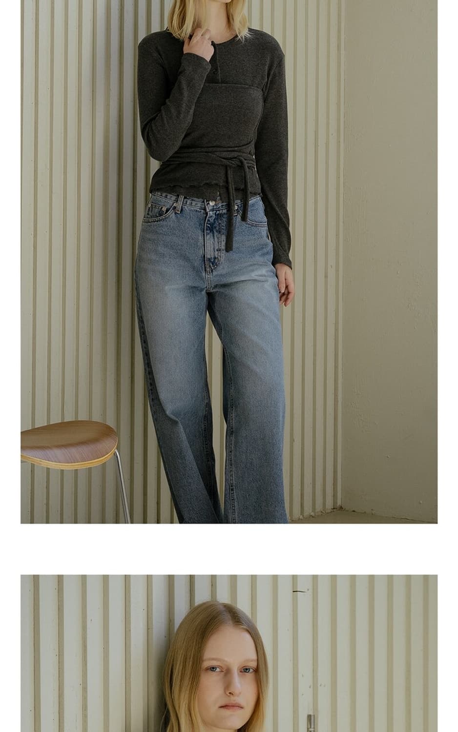 노운베러 Angora blend layered knit cardigan  상품이미지4