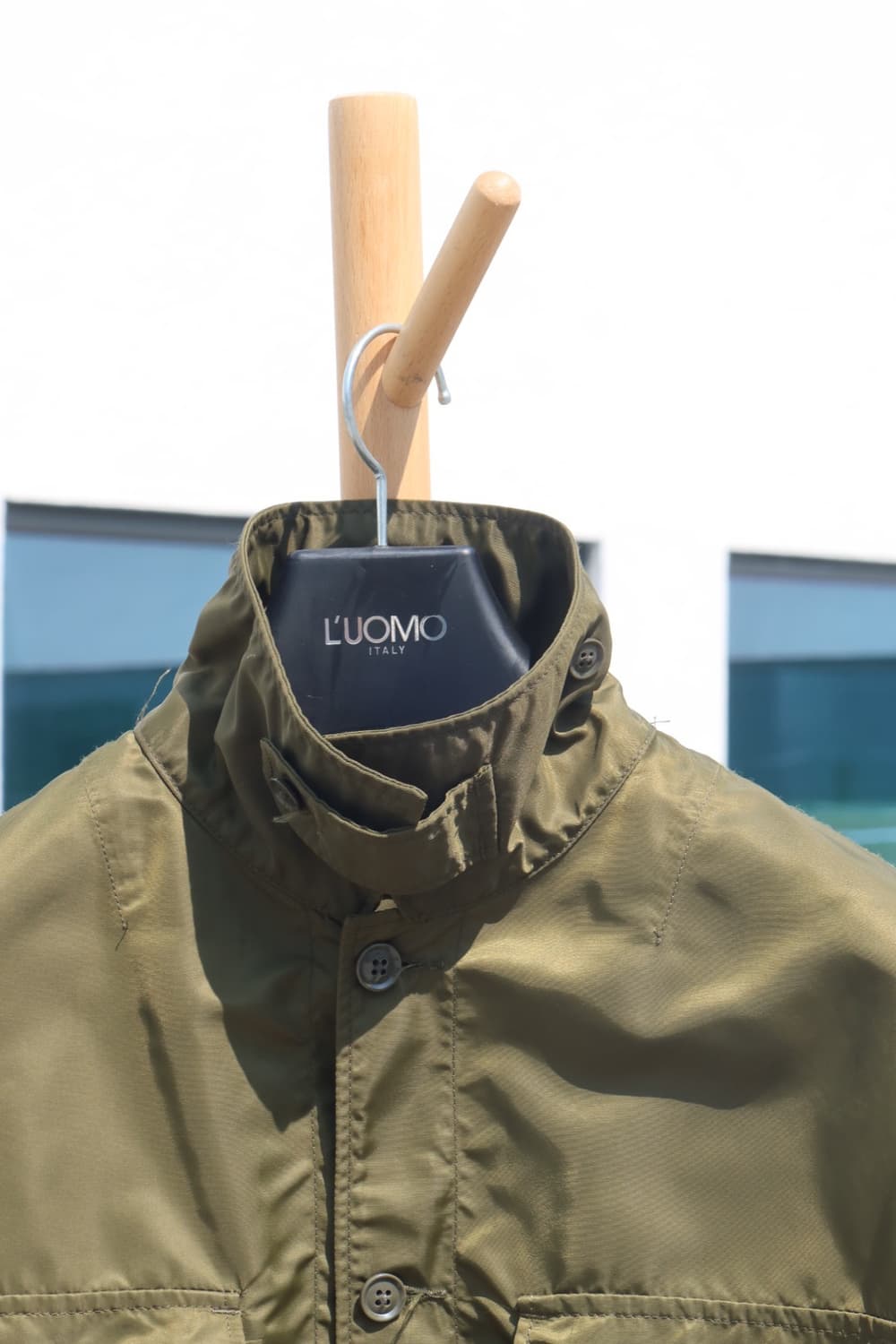 엔지니어드가먼츠 익스플로러 자켓 새틴 나일론 카키 상품이미지5
