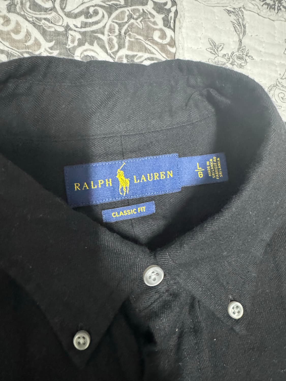 폴로 랄프로렌 테디베어 패턴 셔츠 L 상품이미지4