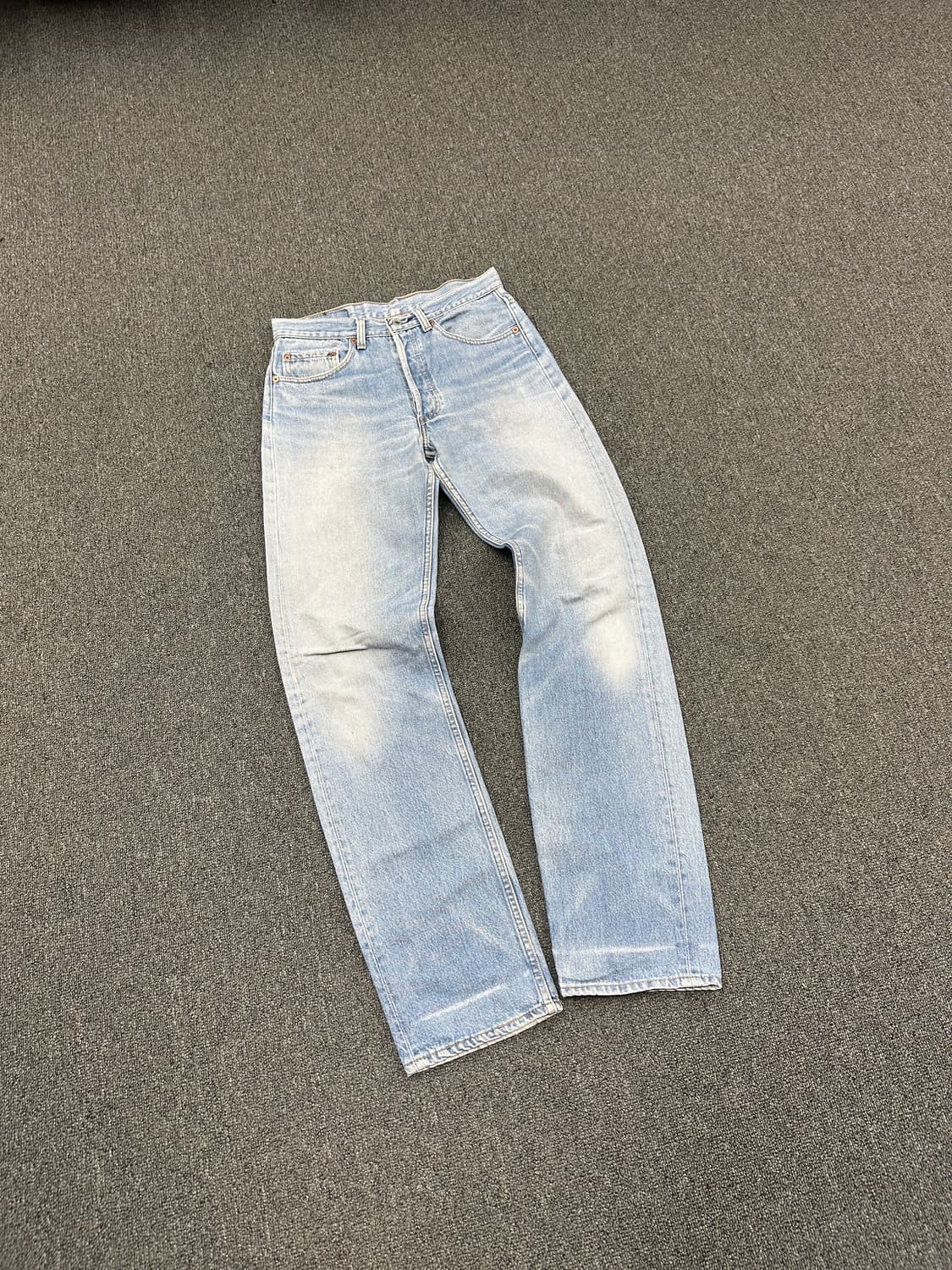 31/34) 90s 리바이스 501 연청 데님팬츠 상품이미지4