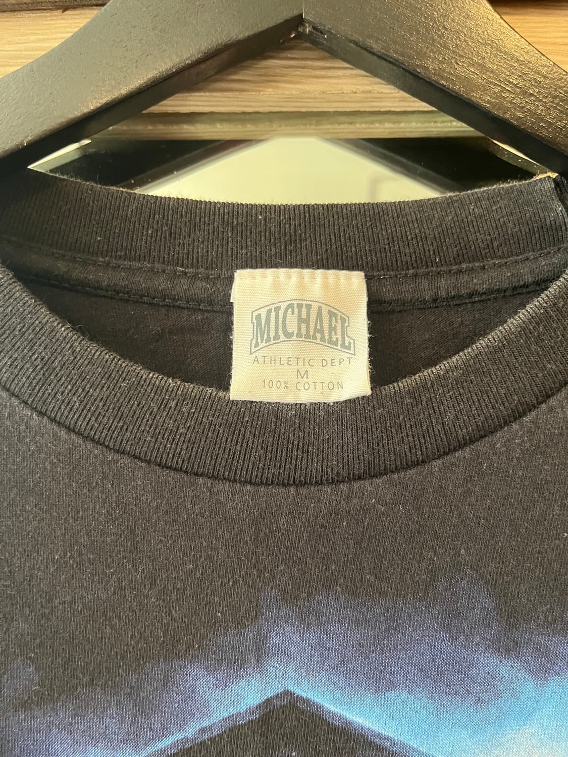 MICHAEL 블랙 멀티컬러 록커 스컬 빅프린팅 락시크 펑크 락티 코튼  상품이미지4