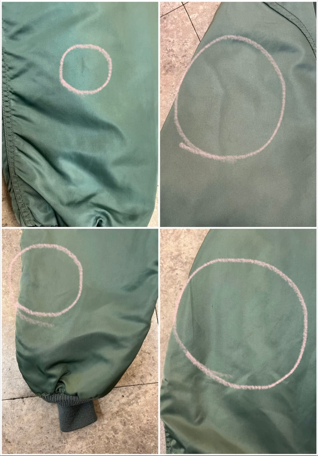 알파인더스트리 B—15D 플라이트 자켓 카키 M #csz3821 상품이미지9