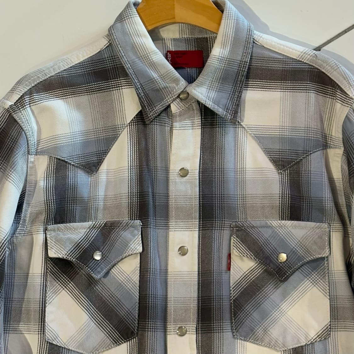리바이스 레드탭 투포켓 체크셔츠 L 상품이미지2