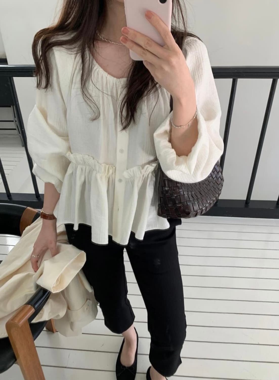 프리티영띵 스판 카프리 팬츠(m) 상품이미지4