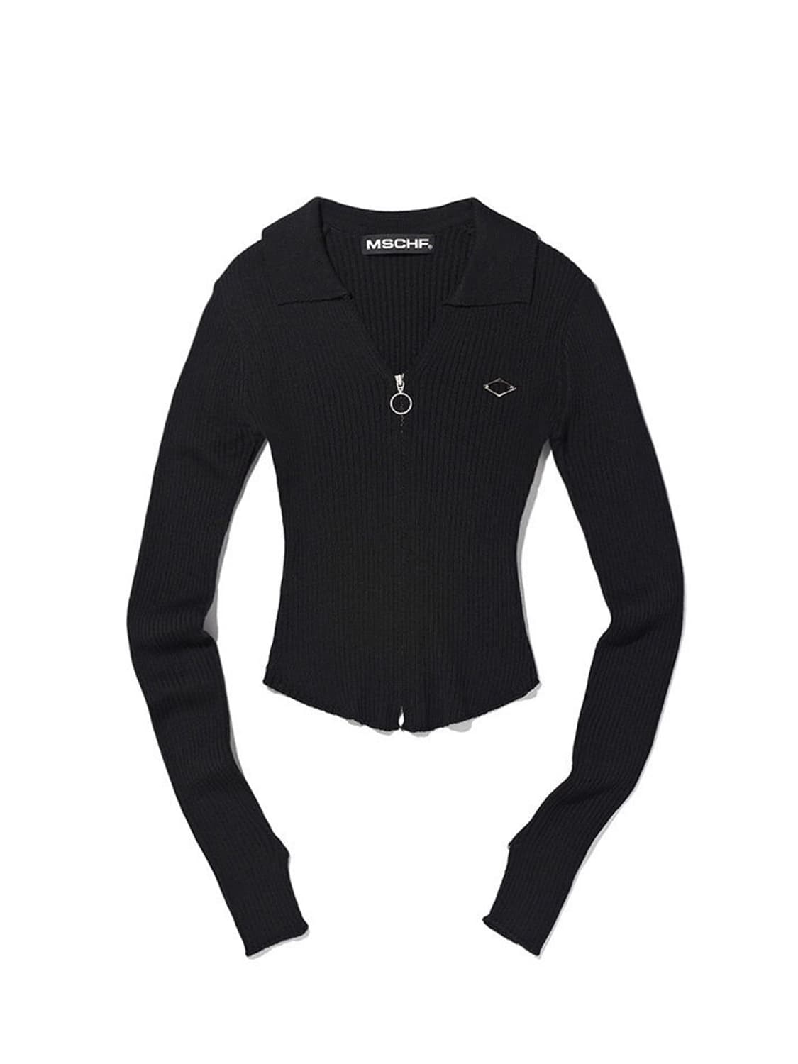 Mischief Knitted Long Sleeve Shirt Black 상품이미지1